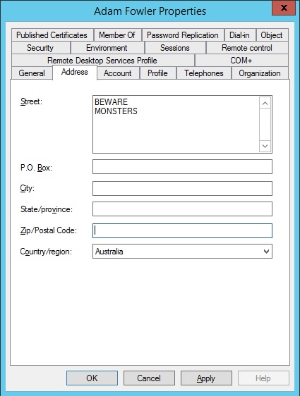 Line Breaks In Active Directory PowerShell
