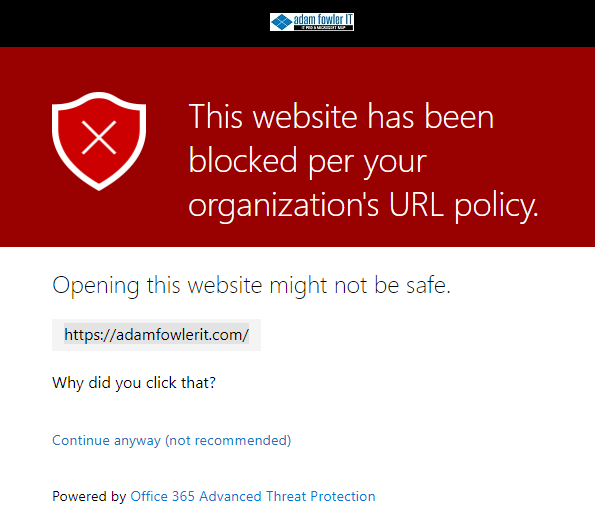 Organization Branding for Safe Link Warnings